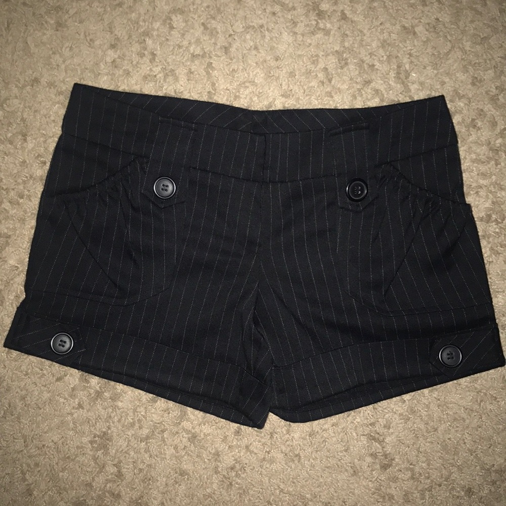 Pinstripe shorts